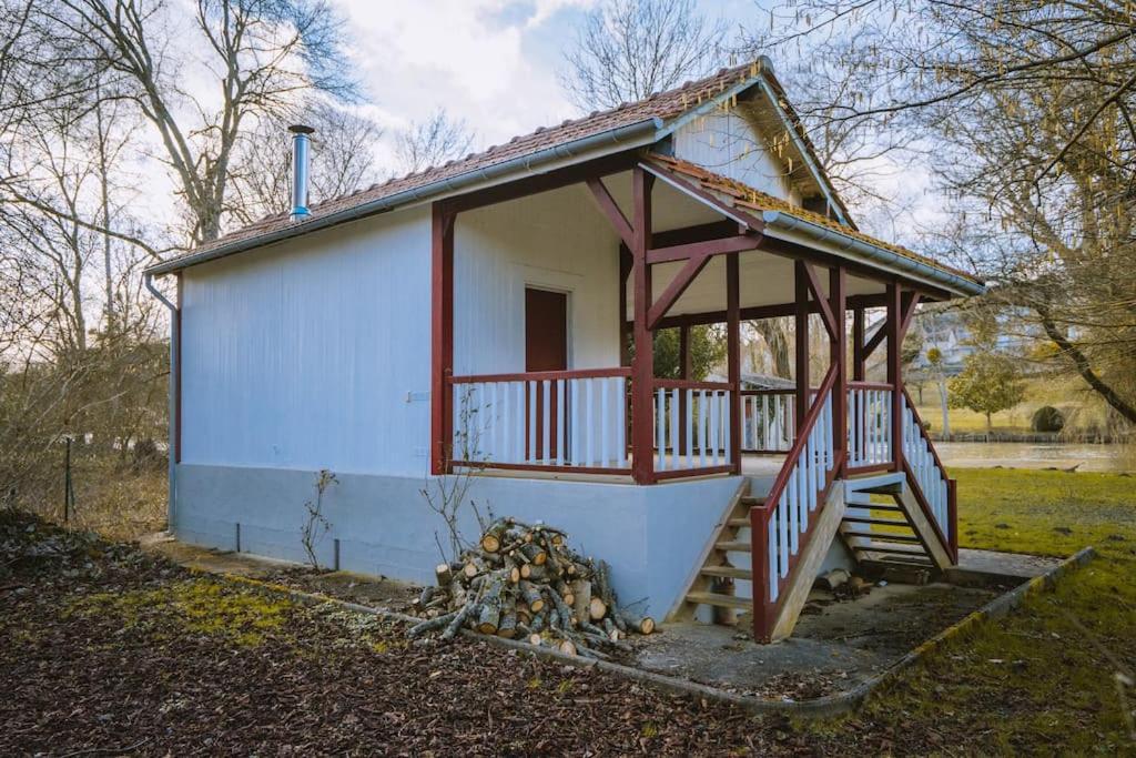 Le Chalet Du Bout Du Monde, En Bord De Riviere ! Grez-sur-Loing Exterior photo